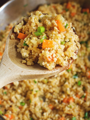 Keto Friendly Cauliflower Fried Rice